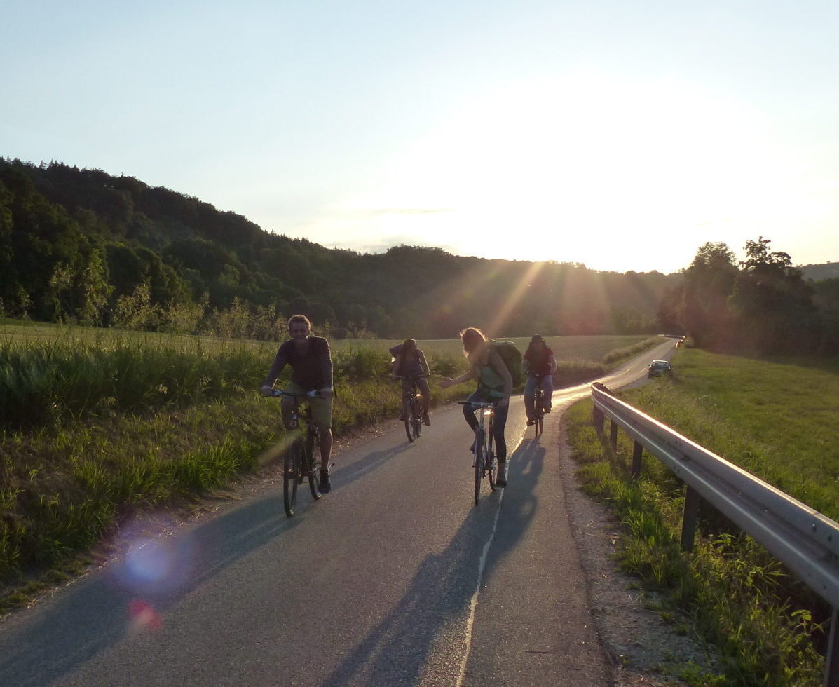 Eine Anreise mit dem Rad hat ihre Vorteile. Foto: S. Paulus