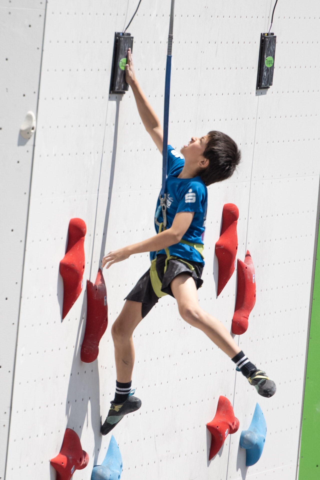 DAV Erlangen | Wettkampfklettern | Arthur Joly | Speedcup Erlangen 2023 | Foto: S. Riedl DAV Erlangen | Wettkampfklettern | Arthur Joly | Speedcup Erlangen 2023 | Foto: S. Riedl