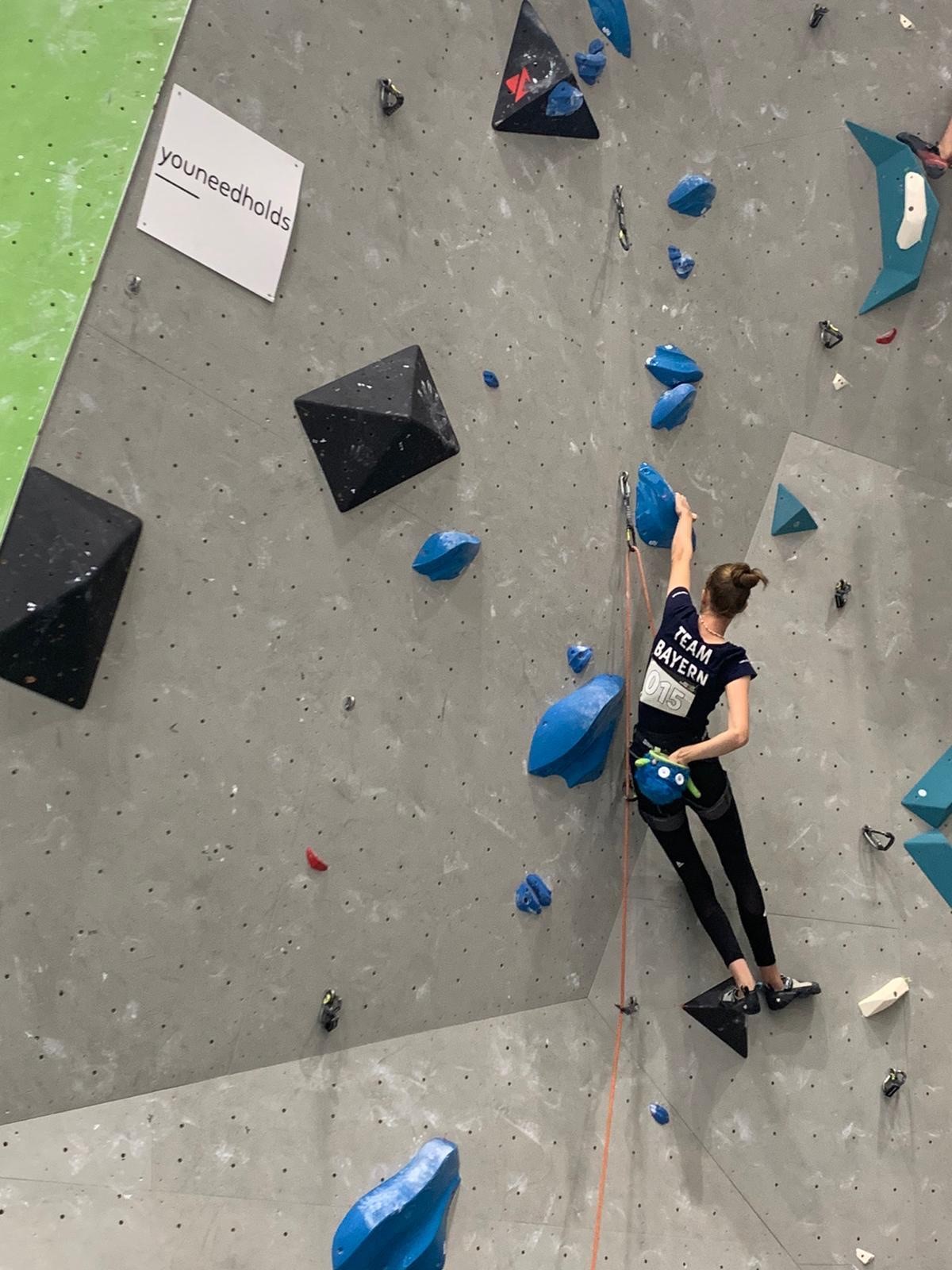 DAV Erlangen | Wettkampfklettern | Katharina Plewa | DJC Lead Frankfurt 2022 | Foto: DAV DAV Erlangen | Wettkampfklettern | Katharina Plewa | DJC Lead Frankfurt 2022 | Foto: DAV