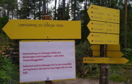 DAV Erlangen | Erlanger Hütte | Leierstalweg | Foto: S. Linke