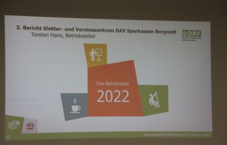 DAV Erlangen | Jahreshauptversammlung 2023 | DAV Sparkassen Bergwelt | Foto: K. Brock