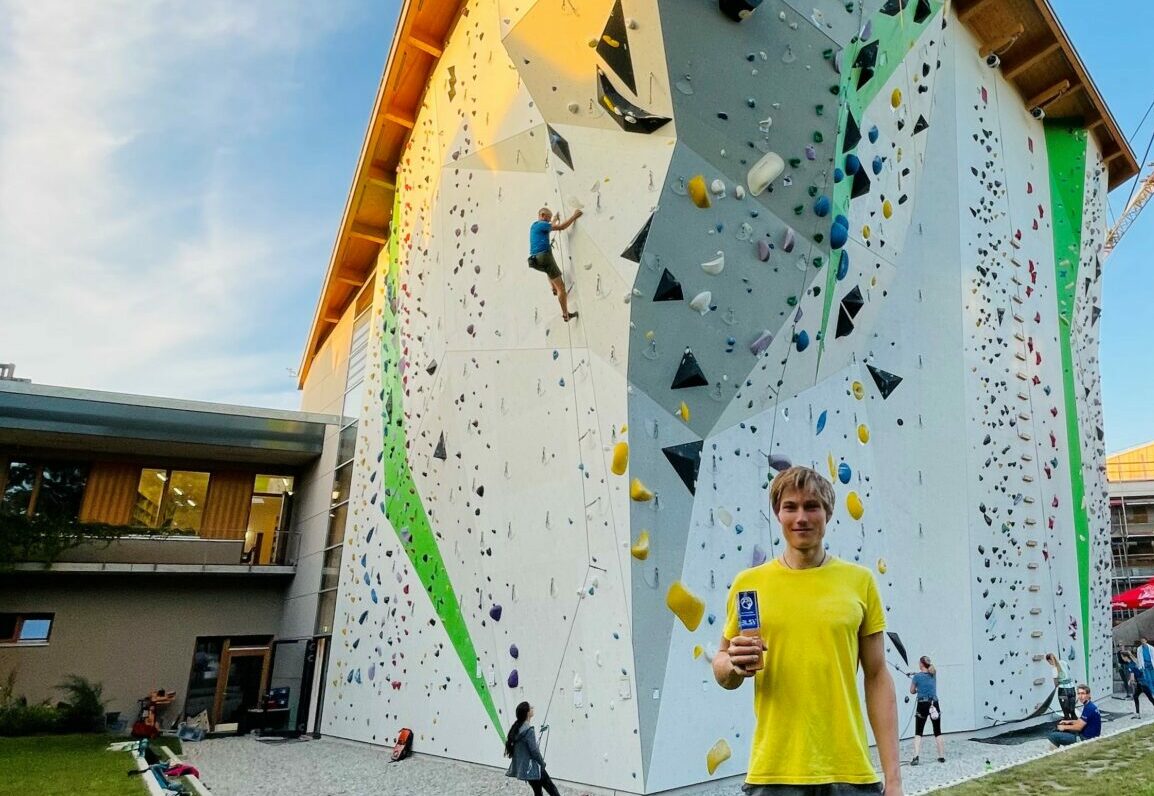 DAV Erlangen | DAV Sparkassen Bergwelt | Wettkampfklettern | Alexander Megos | BLSV Sportpreis Mittelfranken 2023 | Foto: BLSV