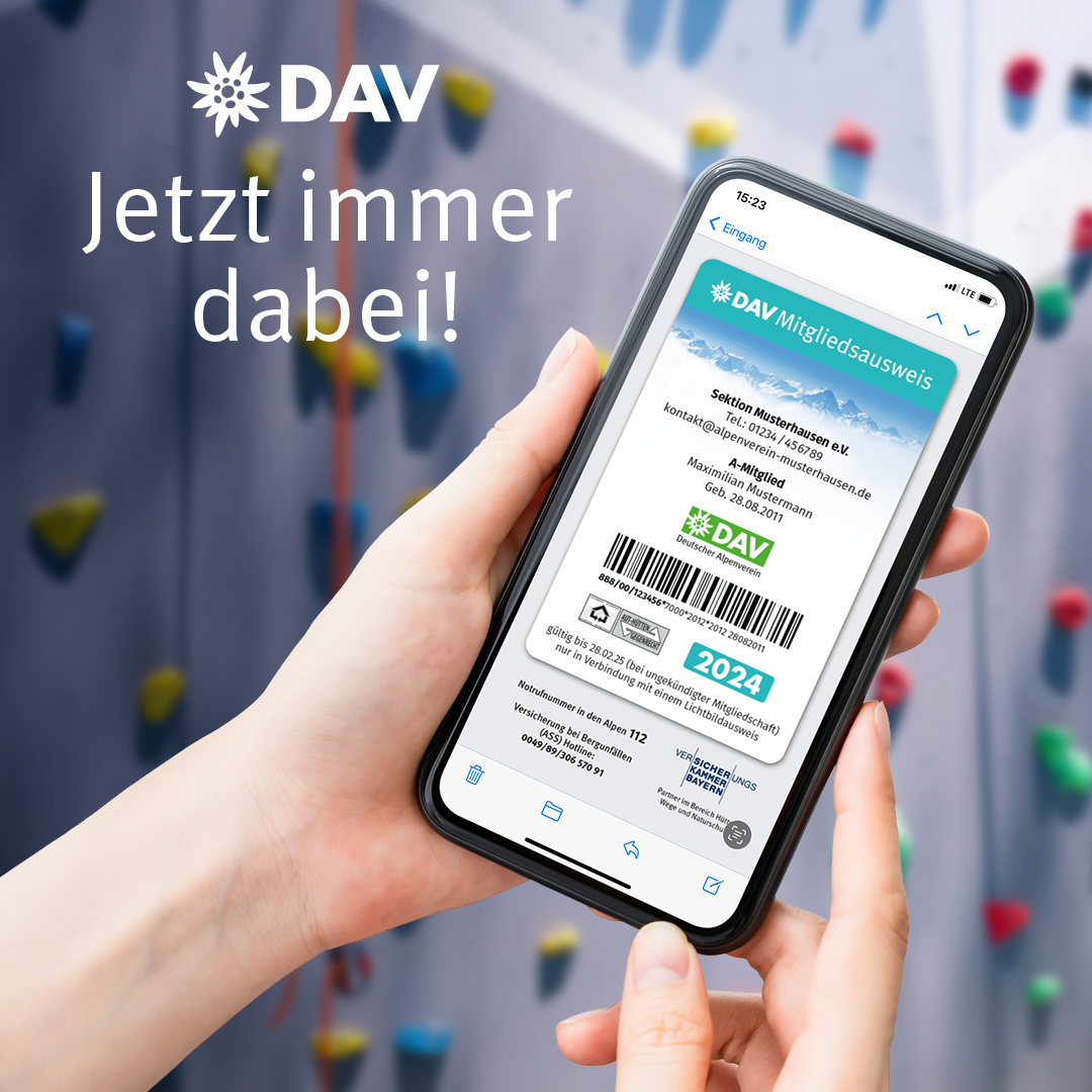 DAV Mitgliedsausweis digital | Foto: DAV