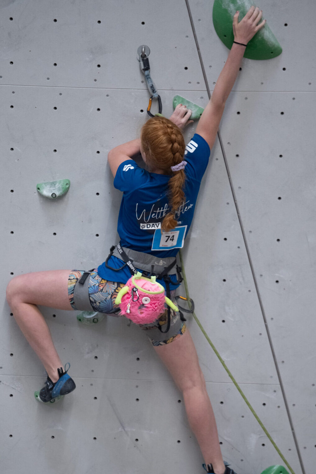 Victoria Bittorf bei der Bayerischen Meisterschaft Lead 2024 in Nürnberg. Foto: Stefan Riedl Victoria Bittorf bei der Bayerischen Meisterschaft Lead 2024 in Nürnberg. Foto: Stefan Riedl