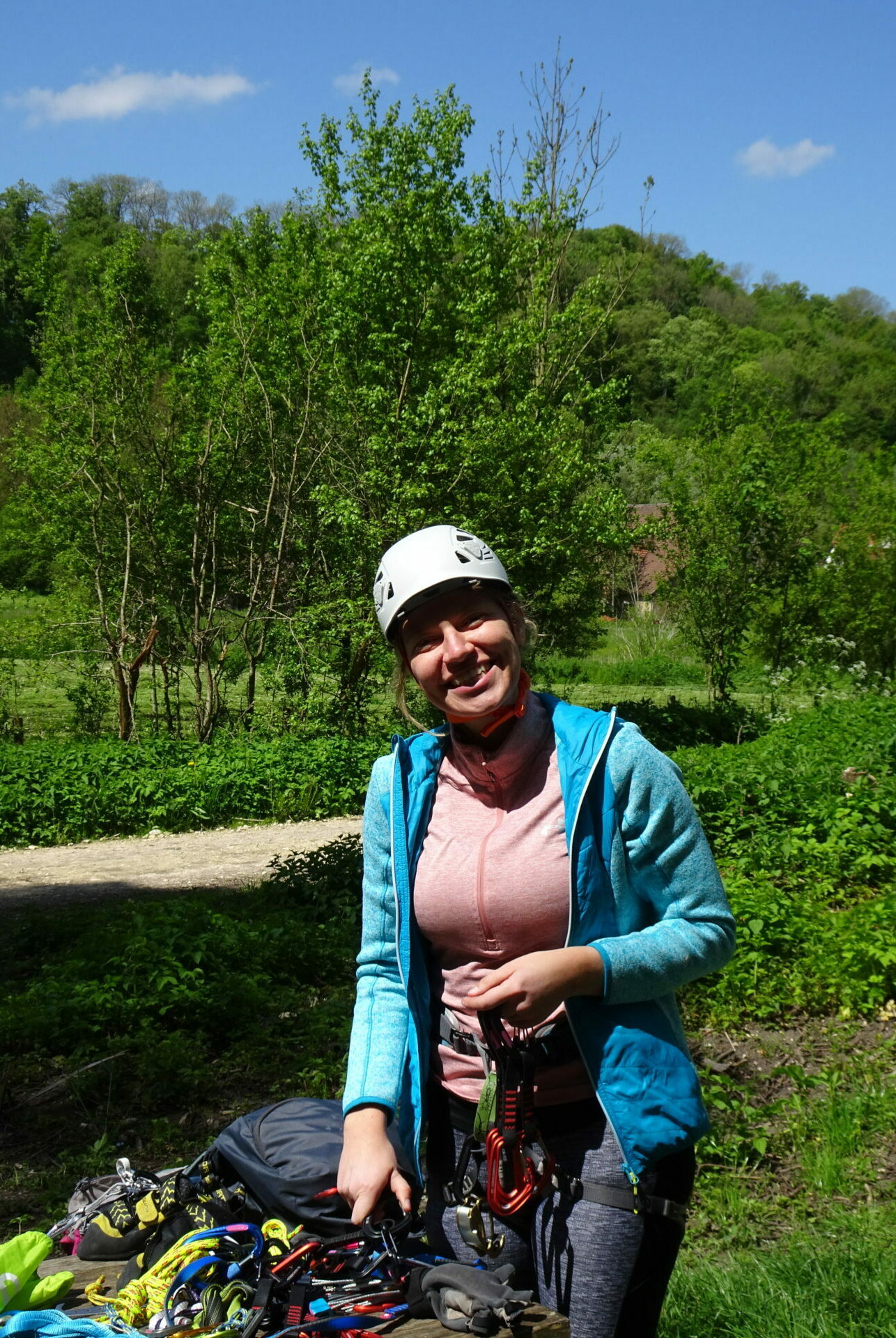 Egal wo, Hauptsache Natur: Jugendleiterin Meike Eckert vom DAV Erlangen. Foto: K. Dammer