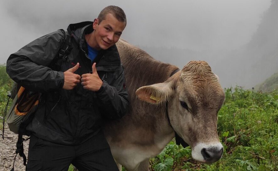Jugendleiter Kai ist am liebsten in den Alpen unterwegs. Foto: Marek Steinke