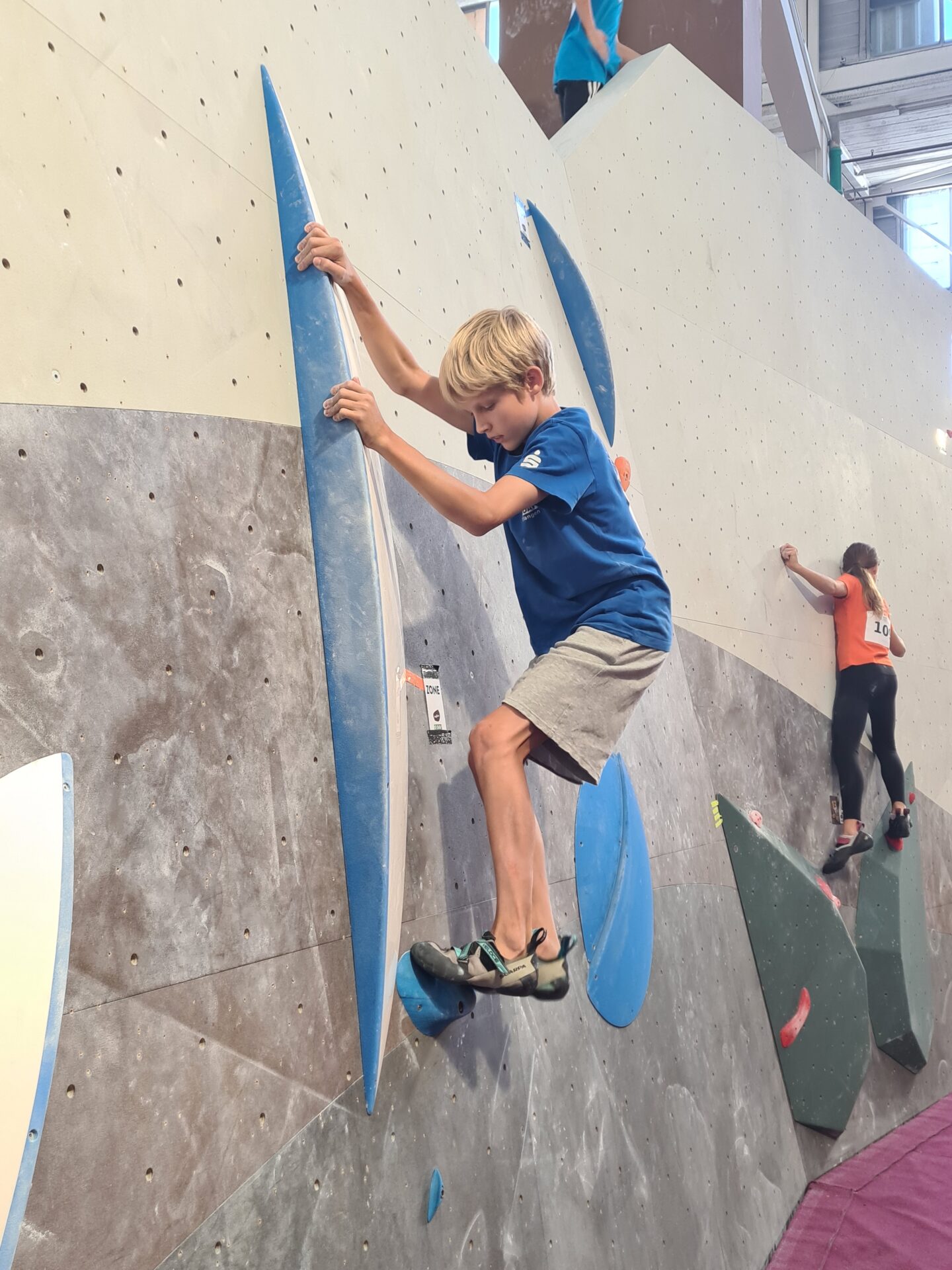 Jonah Schulz brachte eine beachtliche Leistung an die Wand und holte sich Platz 13 in der U13. Foto: Karl Seeger Jonah Schulz brachte eine beachtliche Leistung an die Wand und holte sich Platz 13 in der U13. Foto: Karl Seeger