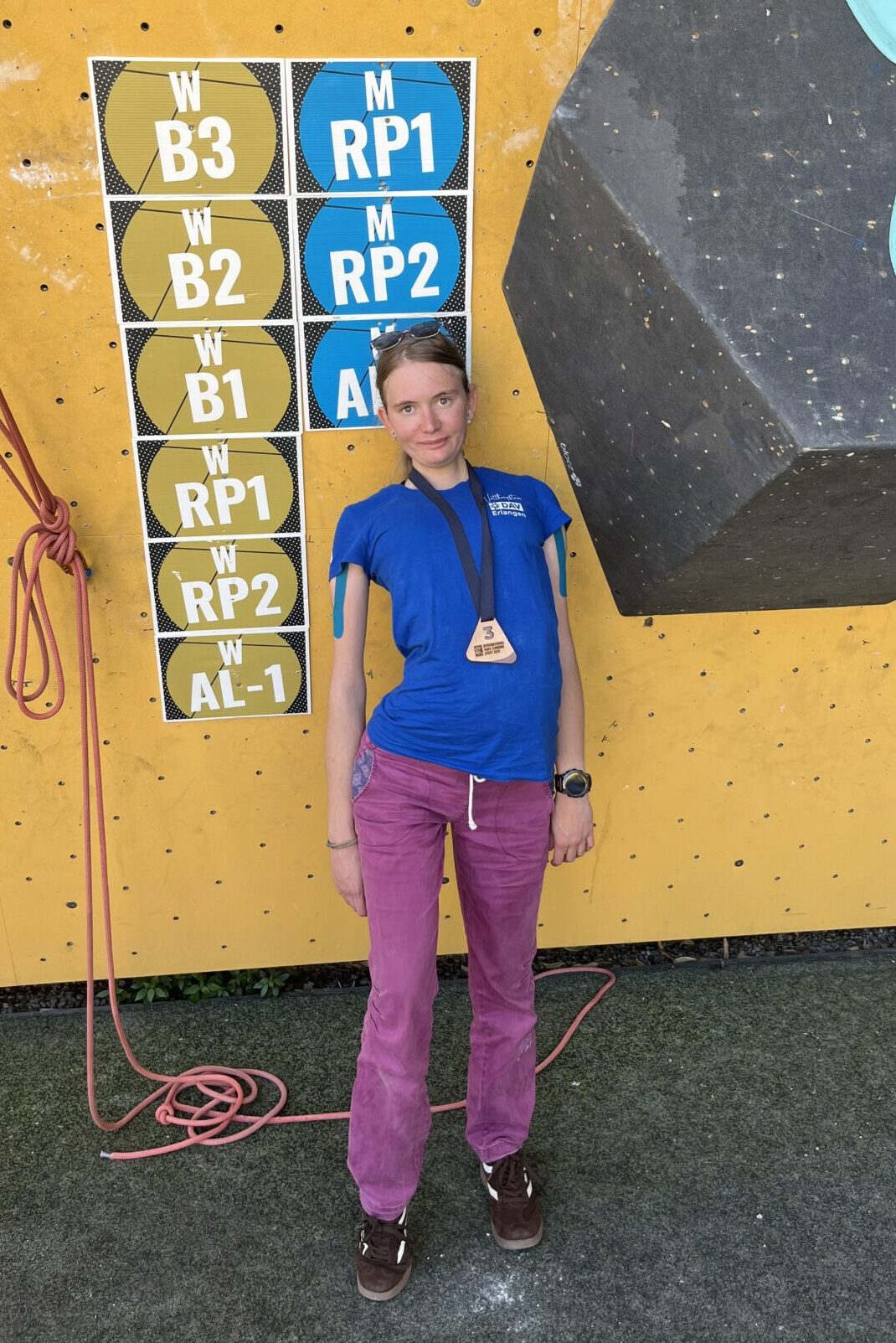 Stolzer 3. Platz beim International Paraclimbing Master Arco 2026. Foto: Jörg Breuning Stolzer 3. Platz beim International Paraclimbing Master Arco 2026. Foto: Jörg Breuning
