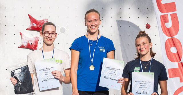 Gold für Paula Karrasch. Foto: Kroha Fotografie